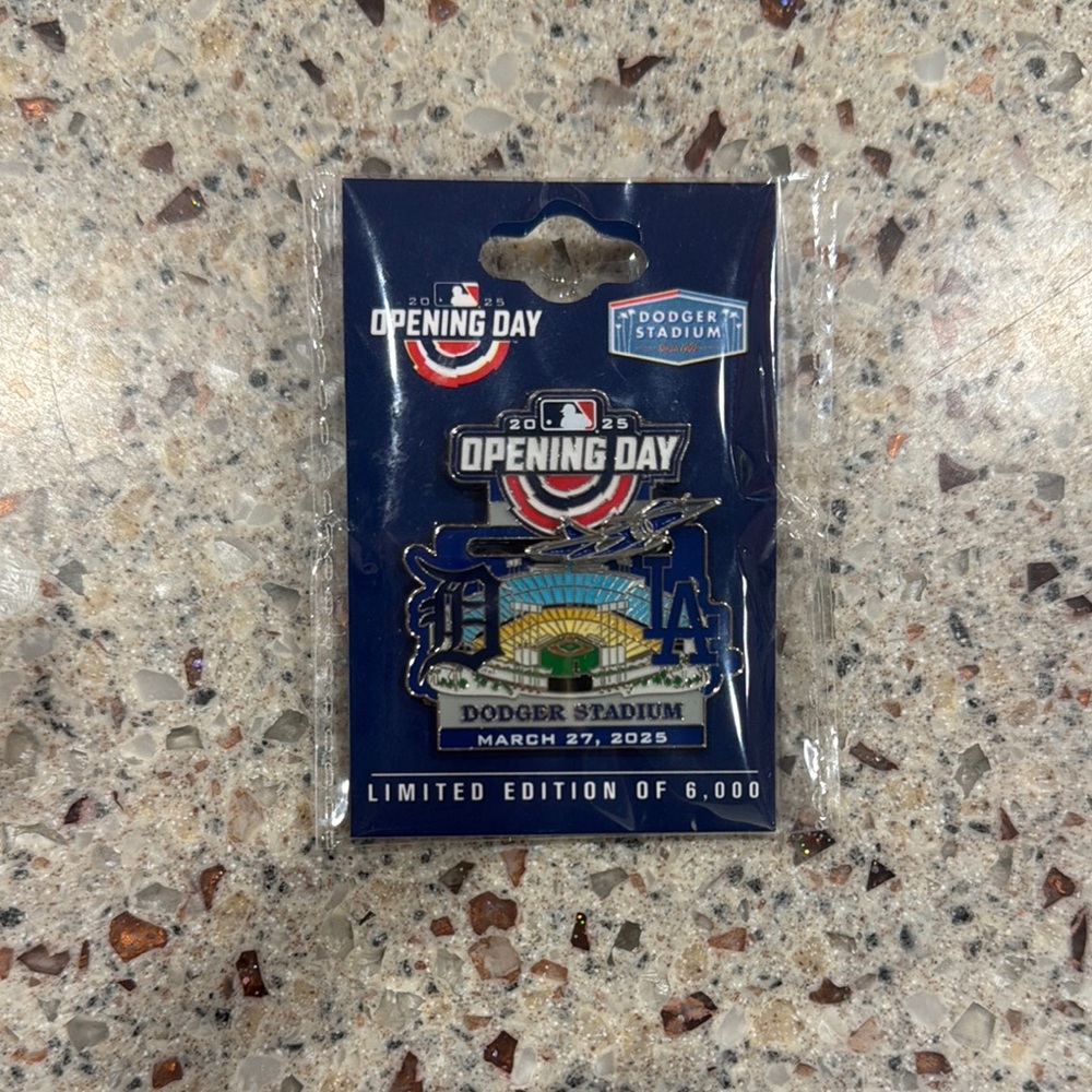 MLB Dodgers Opening Day 2025 Limited Edition Pin